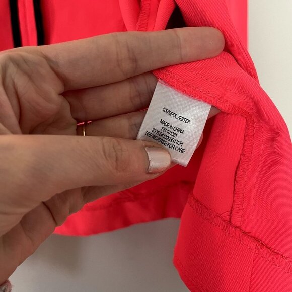 Charlotte Russe bright neon pink blazer business casual style women size L - Picture 5 of 6